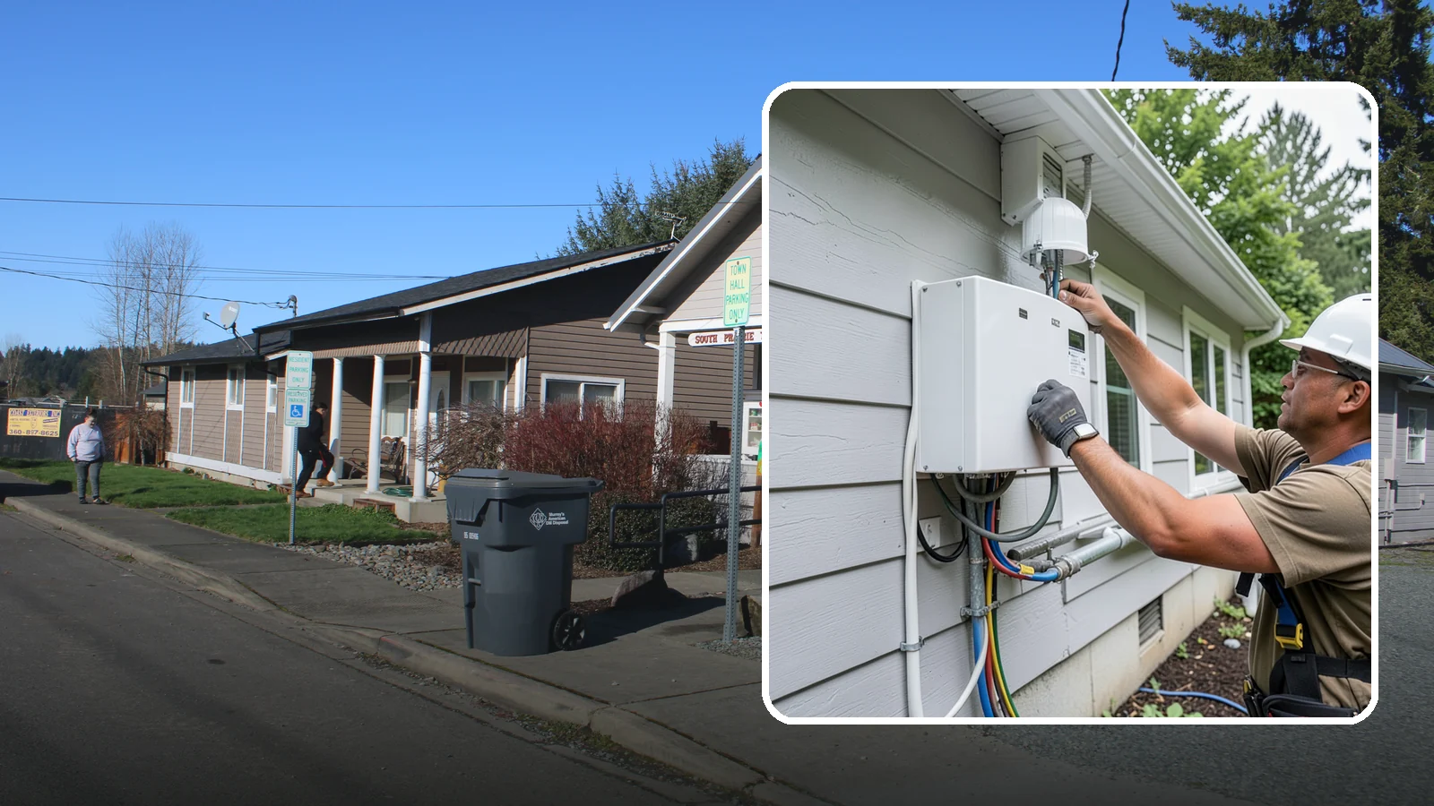 Electrical Service Upgrade in South Prairie, Pierce County, WA - We upgrade your home's incoming electrical service to a higher amperage to support modern power demands.