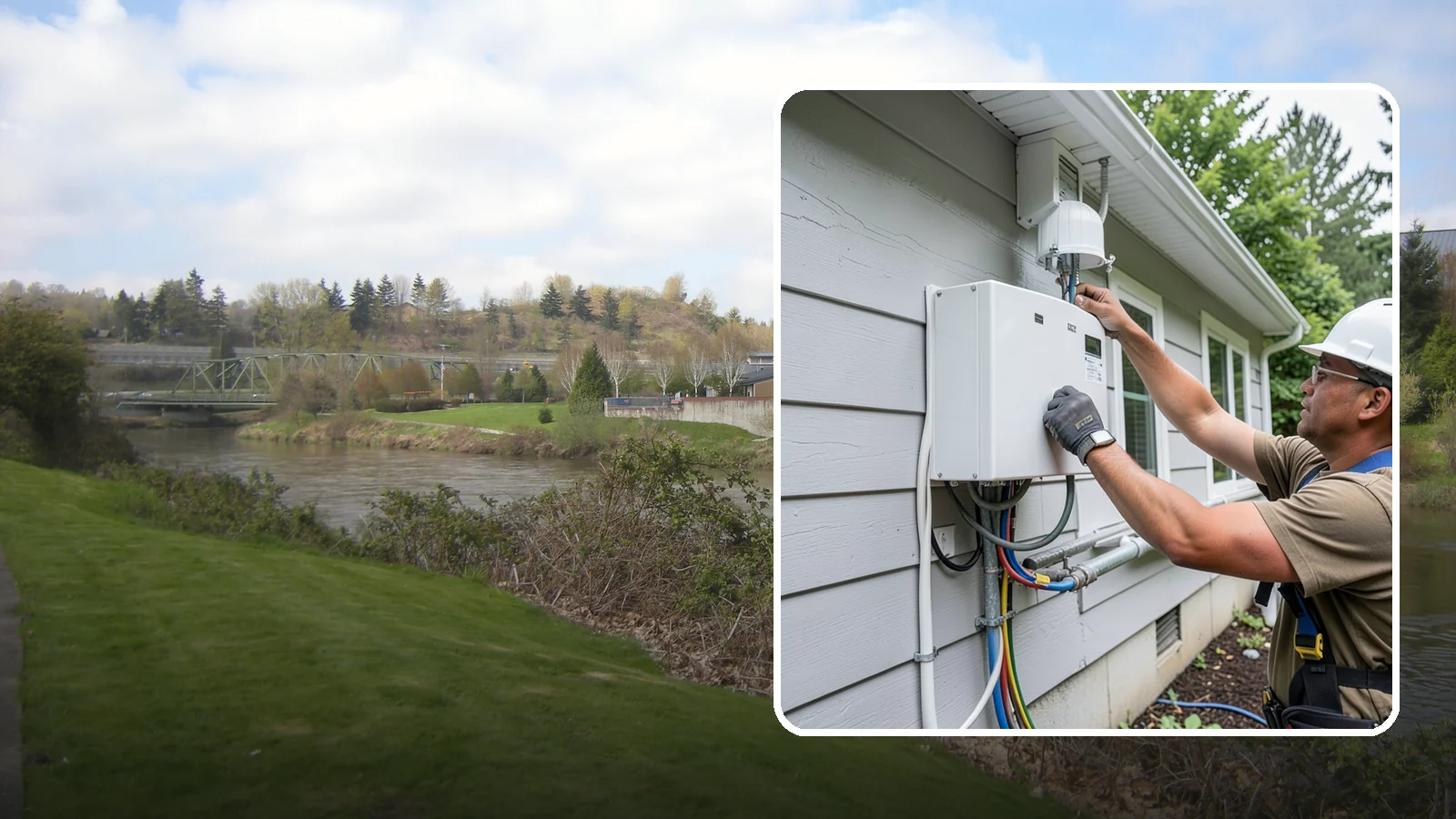 Electrical Service Upgrade in Tukwila, King County, WA - We upgrade your home's incoming electrical service to a higher amperage to support modern power demands.
