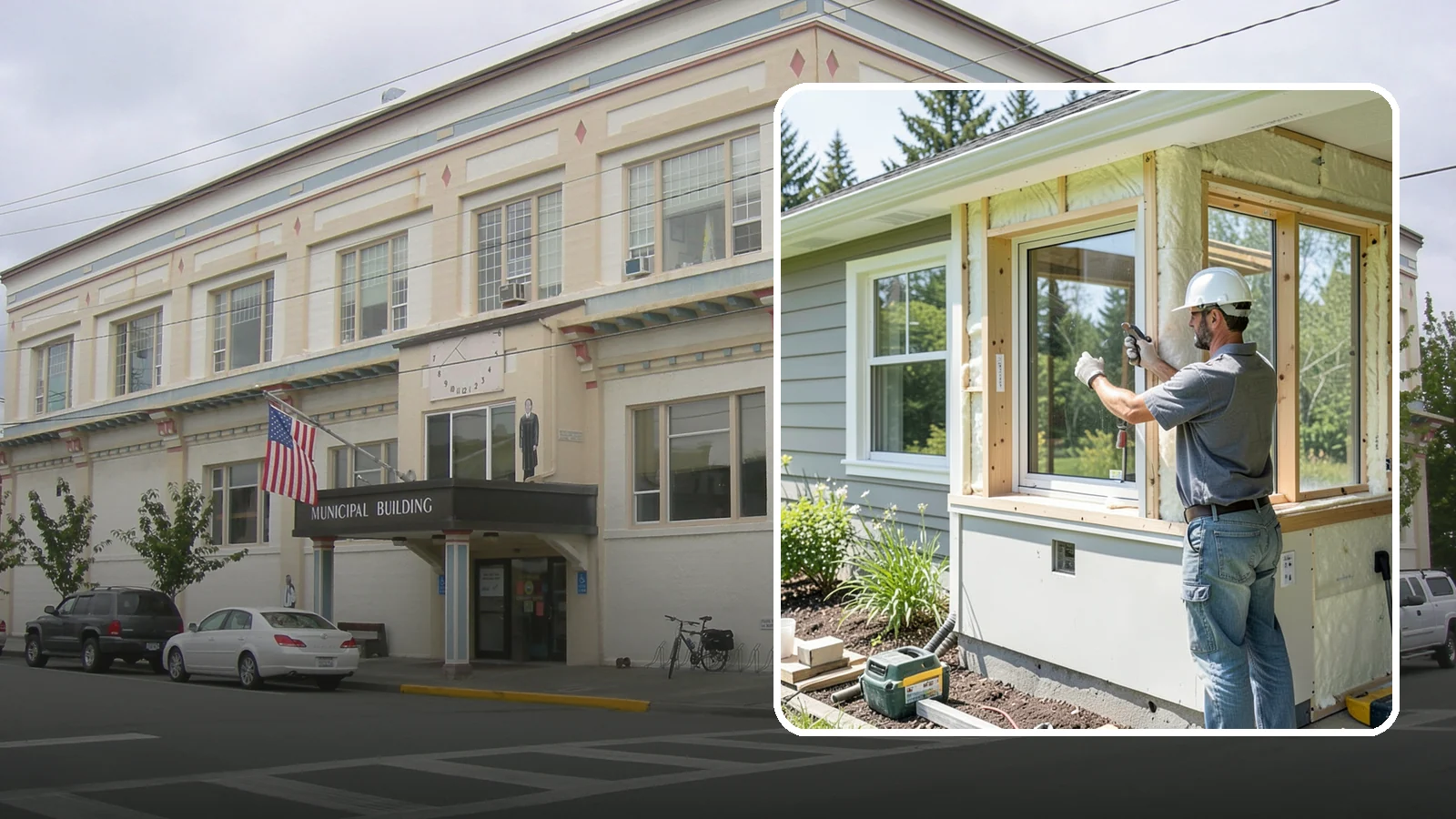 Energy-Efficient Window Installation in Anacortes, Skagit County, WA - Installation of high-performance windows built to keep Puget Sound heat in and moisture out.