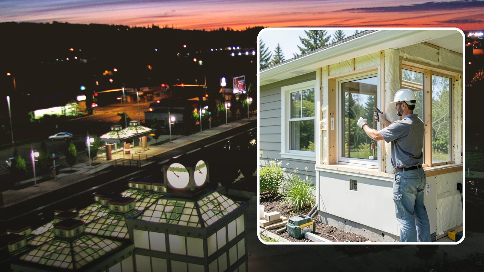 Energy-Efficient Window Installation in Auburn, King County, WA - Installation of high-performance windows built to keep Puget Sound heat in and moisture out.