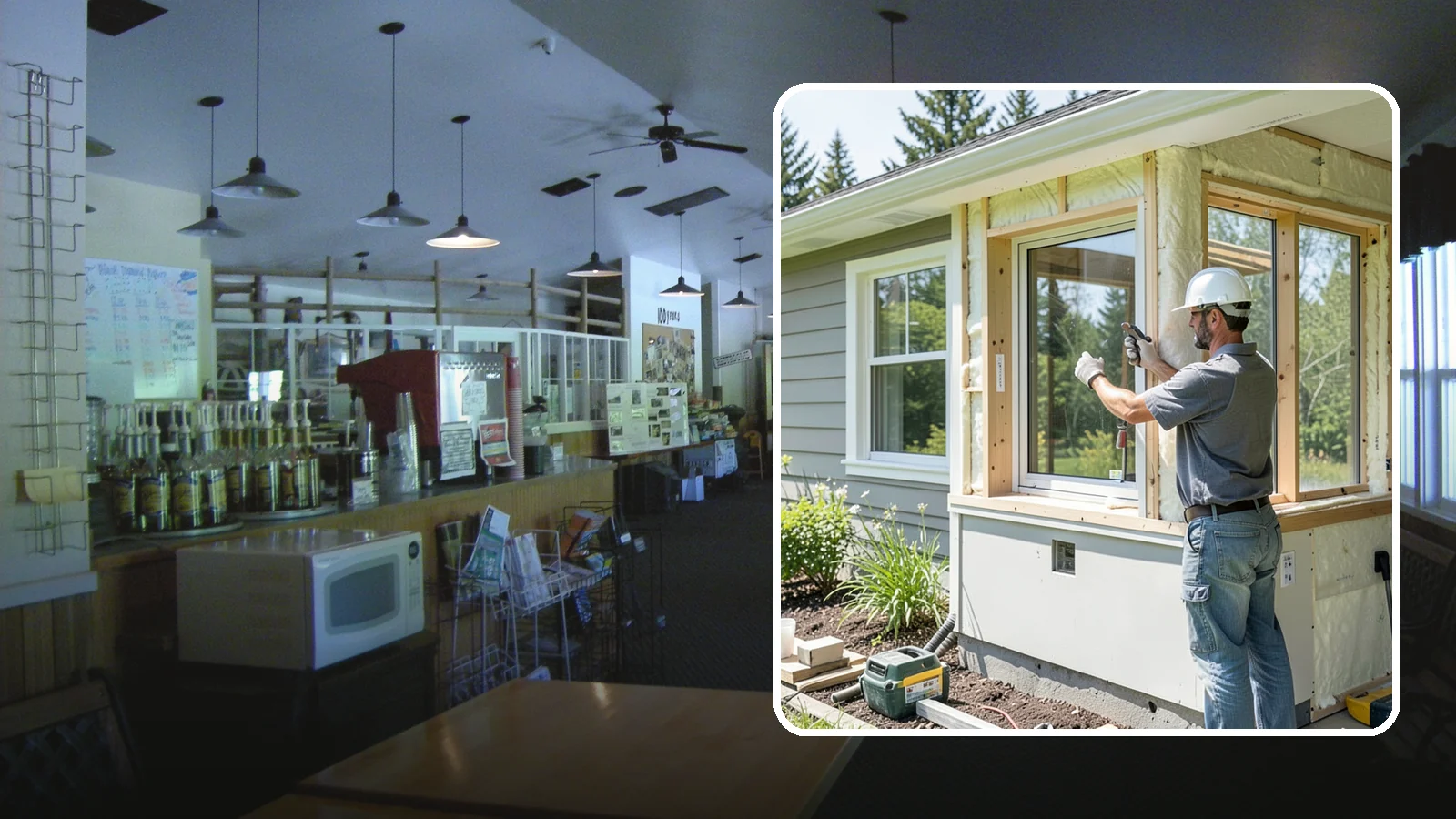 Energy-Efficient Window Installation in Black Diamond, King County, WA - Installation of high-performance windows built to keep Puget Sound heat in and moisture out.