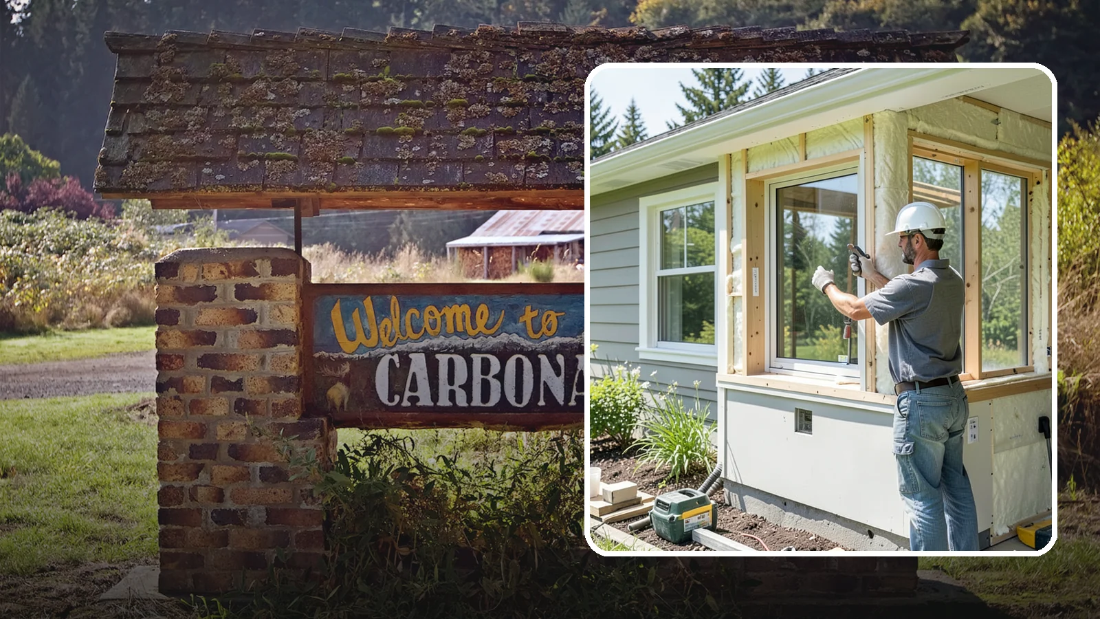 Energy-Efficient Window Installation in Carbonado, Pierce County, WA - Installation of high-performance windows built to keep Puget Sound heat in and moisture out.