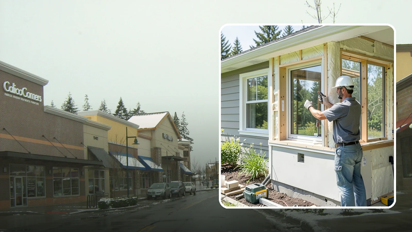 Energy-Efficient Window Installation in Mill Creek, Snohomish County, WA - Installation of high-performance windows built to keep Puget Sound heat in and moisture out.