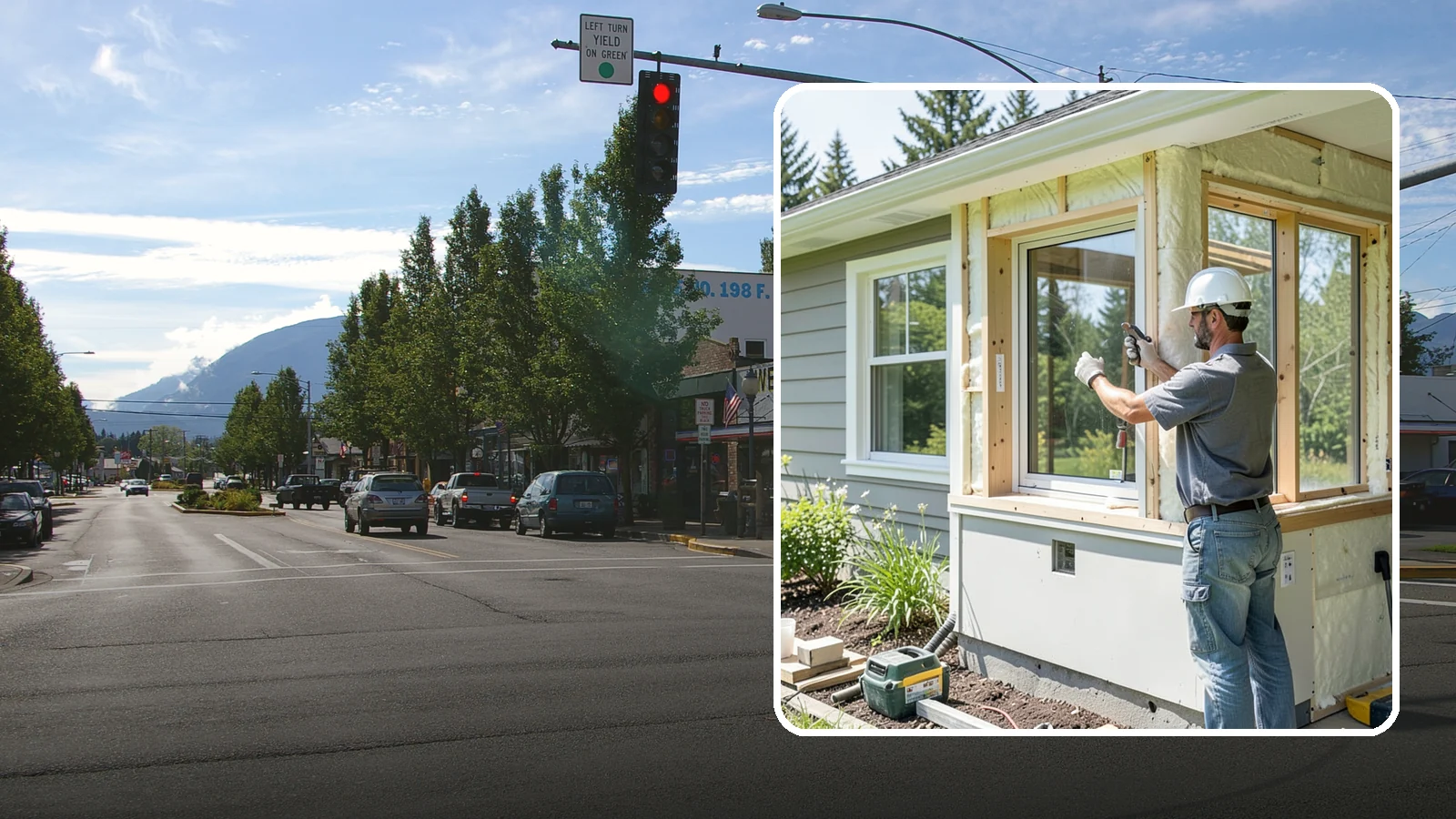 Energy-Efficient Window Installation in North Bend, King County, WA - Installation of high-performance windows built to keep Puget Sound heat in and moisture out.