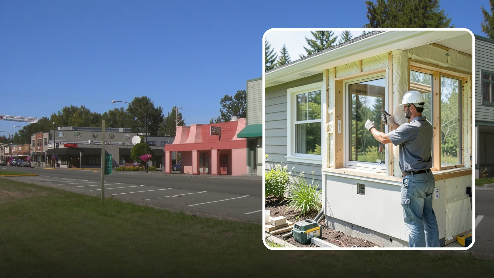 Energy-Efficient Window Installation in Snoqualmie, King County, WA - Installation of high-performance windows built to keep Puget Sound heat in and moisture out.