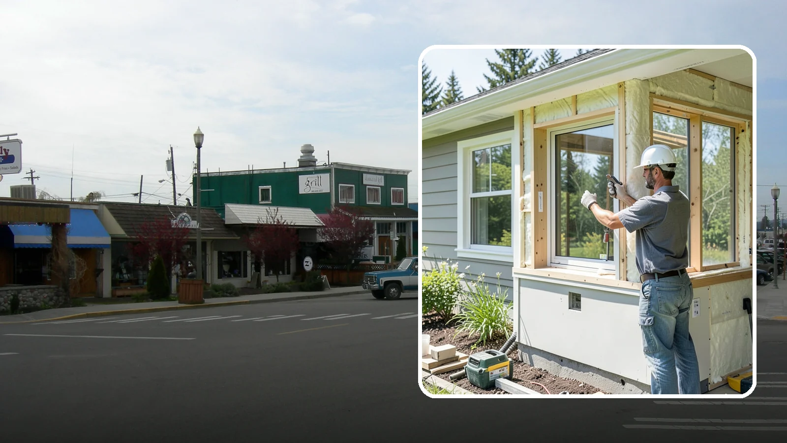 Energy-Efficient Window Installation in Stanwood, Snohomish County, WA - Installation of high-performance windows built to keep Puget Sound heat in and moisture out.
