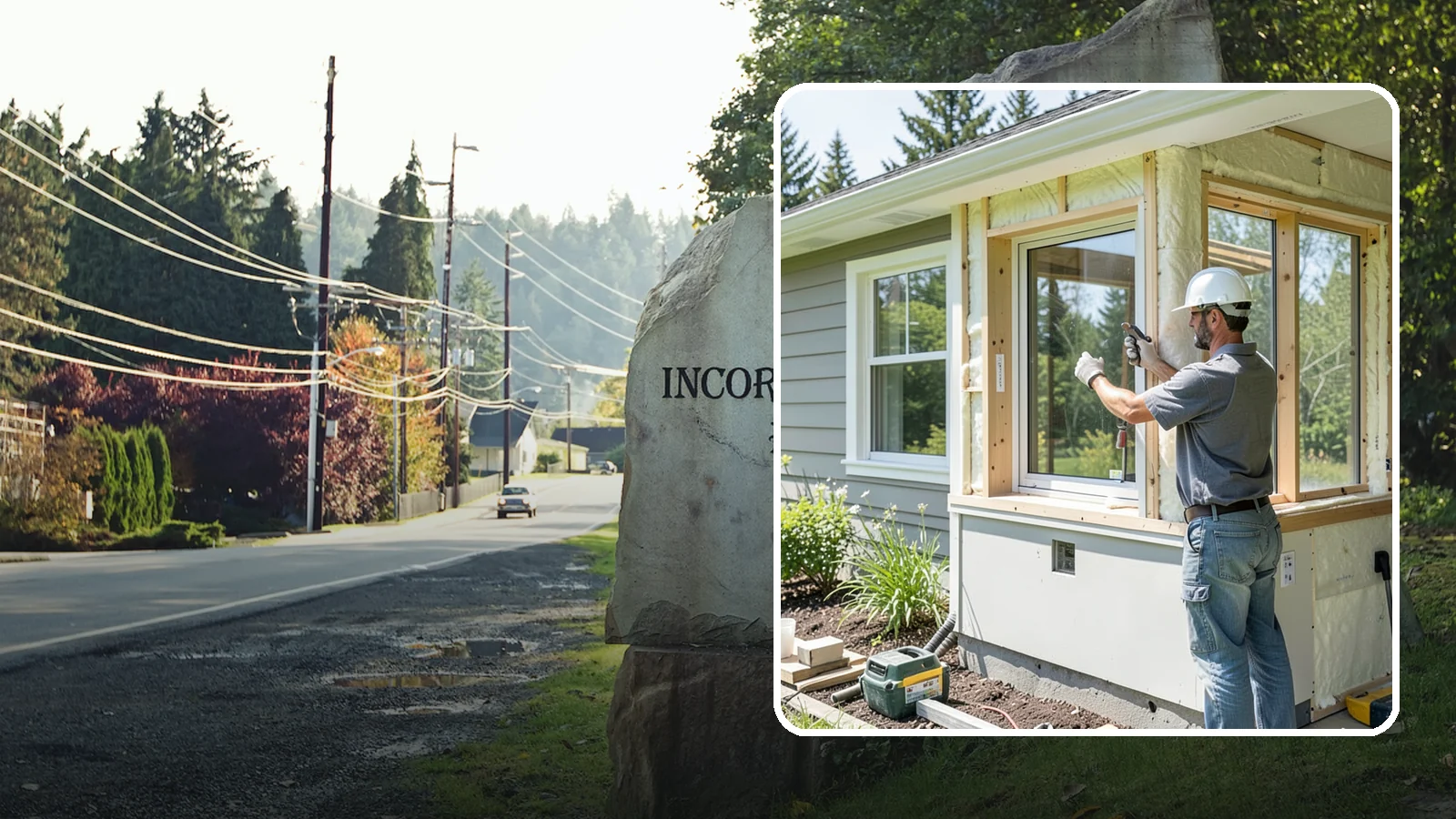 Energy-Efficient Window Installation in Wilkeson, Pierce County, WA - Installation of high-performance windows built to keep Puget Sound heat in and moisture out.