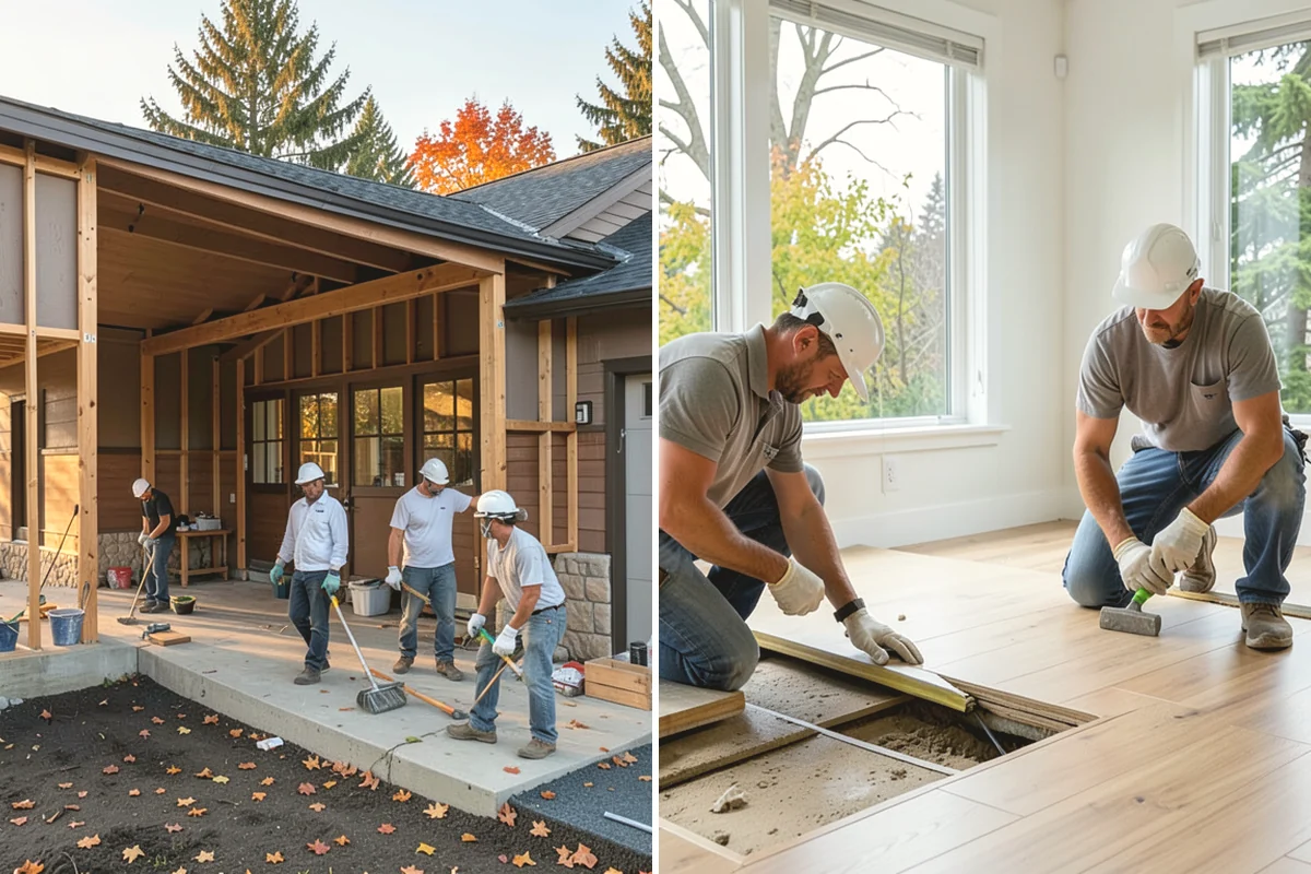 Engineered Hardwood Installation in Anacortes, Skagit County, WA - Evaluate subfloor type and select install method