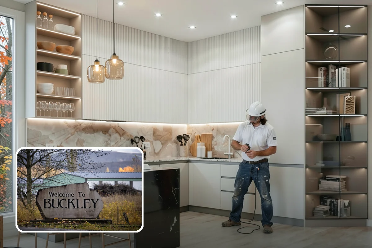 Engineered Hardwood Installation in Buckley, Pierce County, WA - Dimensionally stable in humid and variable climates
