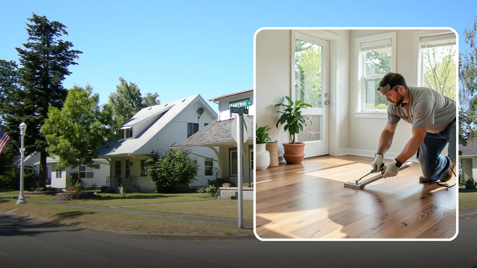 Engineered Hardwood Installation in DuPont, Pierce County, WA - Engineered hardwood installation that delivers real wood beauty with better resistance to Puget Sound moisture swings.