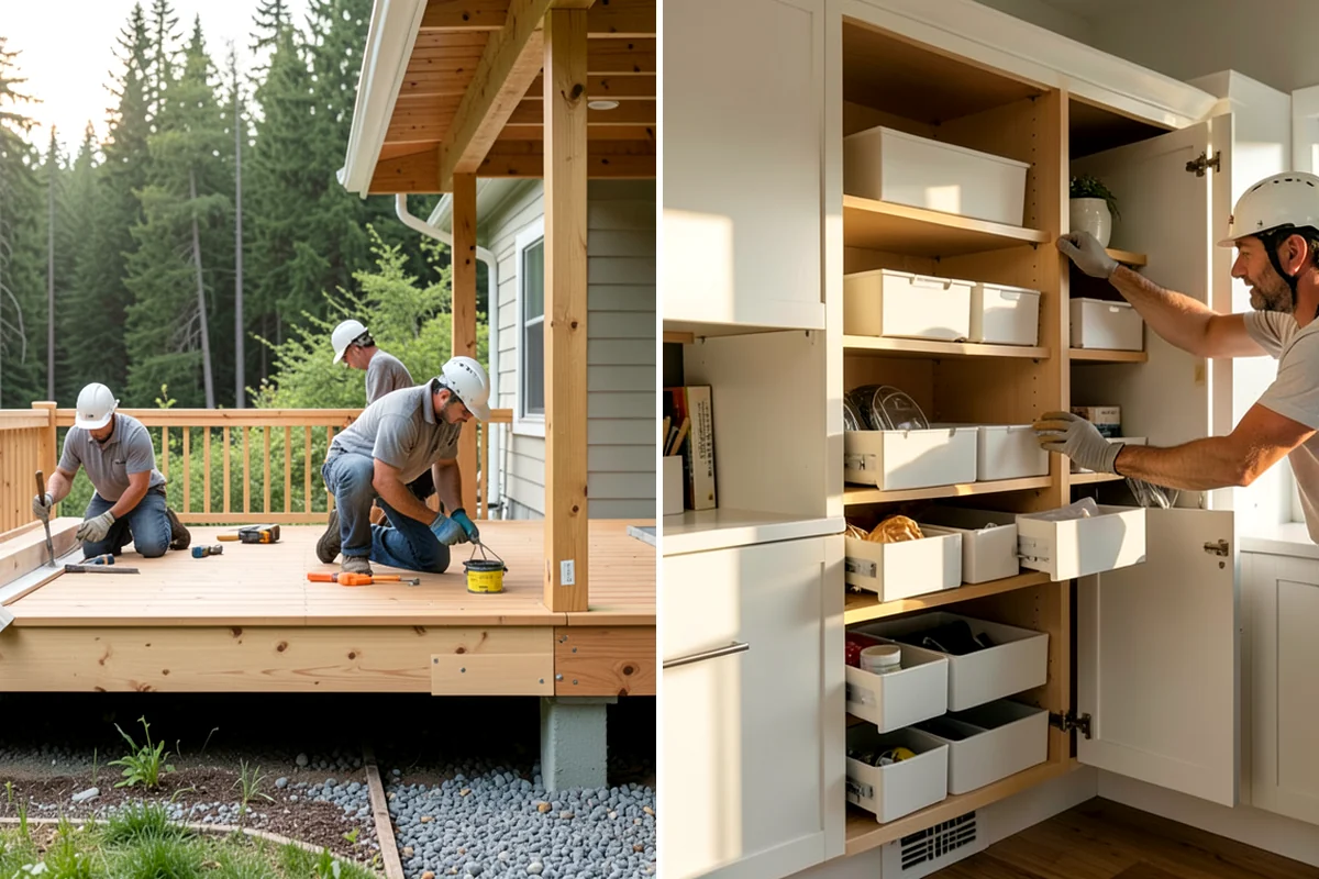 Engineered Hardwood Installation in Fircrest, Pierce County, WA - Evaluate subfloor type and select install method
