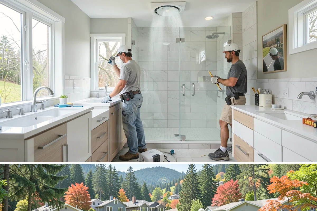 Engineered Hardwood Installation in Fircrest, Pierce County, WA - Engineered floors tolerate year-round installation, though scheduling during drier months simplifies material handling and site...