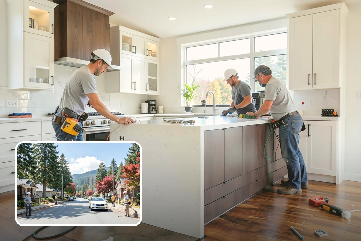 Engineered Hardwood Installation in Hunts Point, King County, WA - Dimensionally stable in humid and variable climates