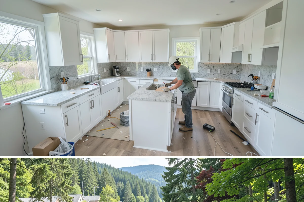 Engineered Hardwood Installation in Lake Forest Park, King County, WA - Engineered floors tolerate year-round installation, though scheduling during drier months simplifies material handling and site...