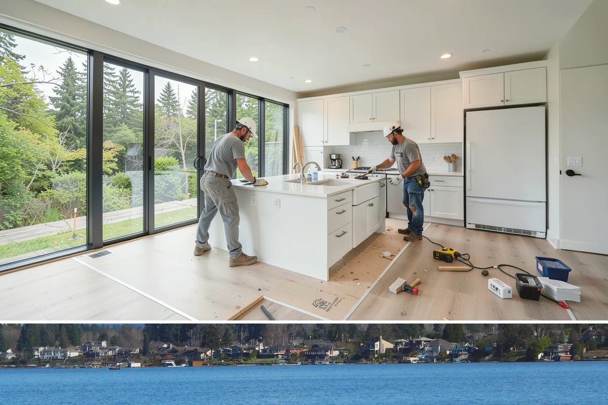 Engineered Hardwood Installation in Lake Stevens, Snohomish County, WA - Engineered floors tolerate year-round installation, though scheduling during drier months simplifies material handling and site...