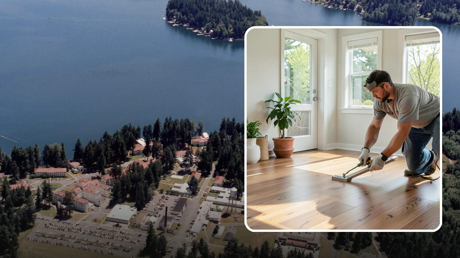 Engineered Hardwood Installation in Lakewood, Pierce County, WA - Engineered hardwood installation that delivers real wood beauty with better resistance to Puget Sound moisture swings.