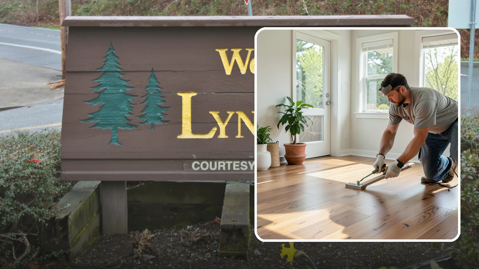 Engineered Hardwood Installation in Lynnwood, Snohomish County, WA - Engineered hardwood installation that delivers real wood beauty with better resistance to Puget Sound moisture swings.