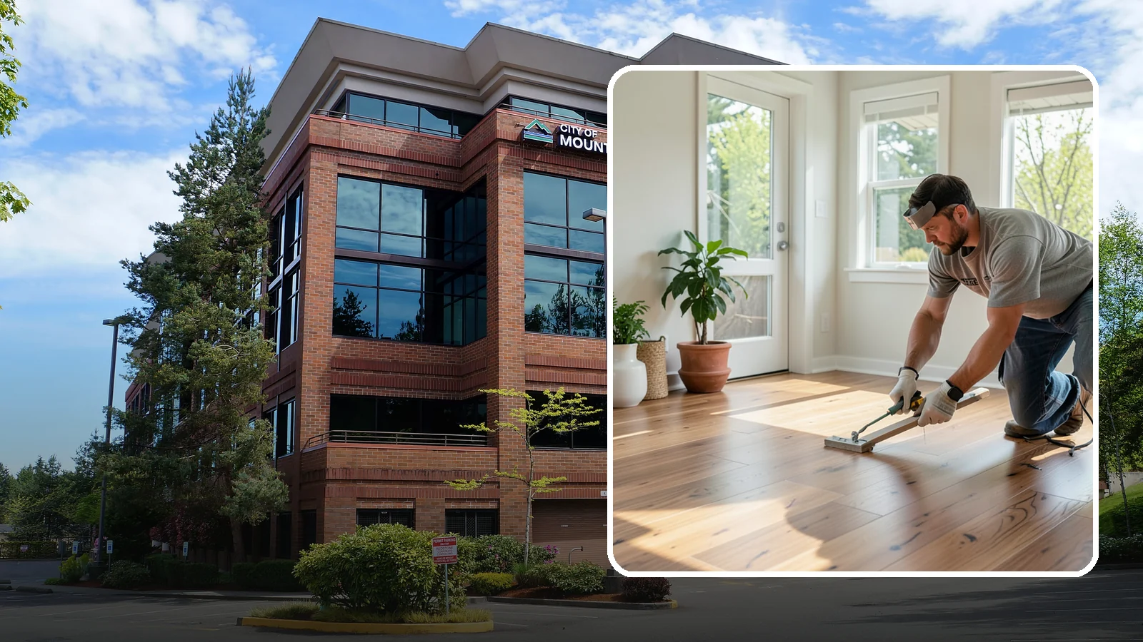 Engineered Hardwood Installation in Mountlake Terrace, Snohomish County, WA - Engineered hardwood installation that delivers real wood beauty with better resistance to Puget Sound moisture swings.