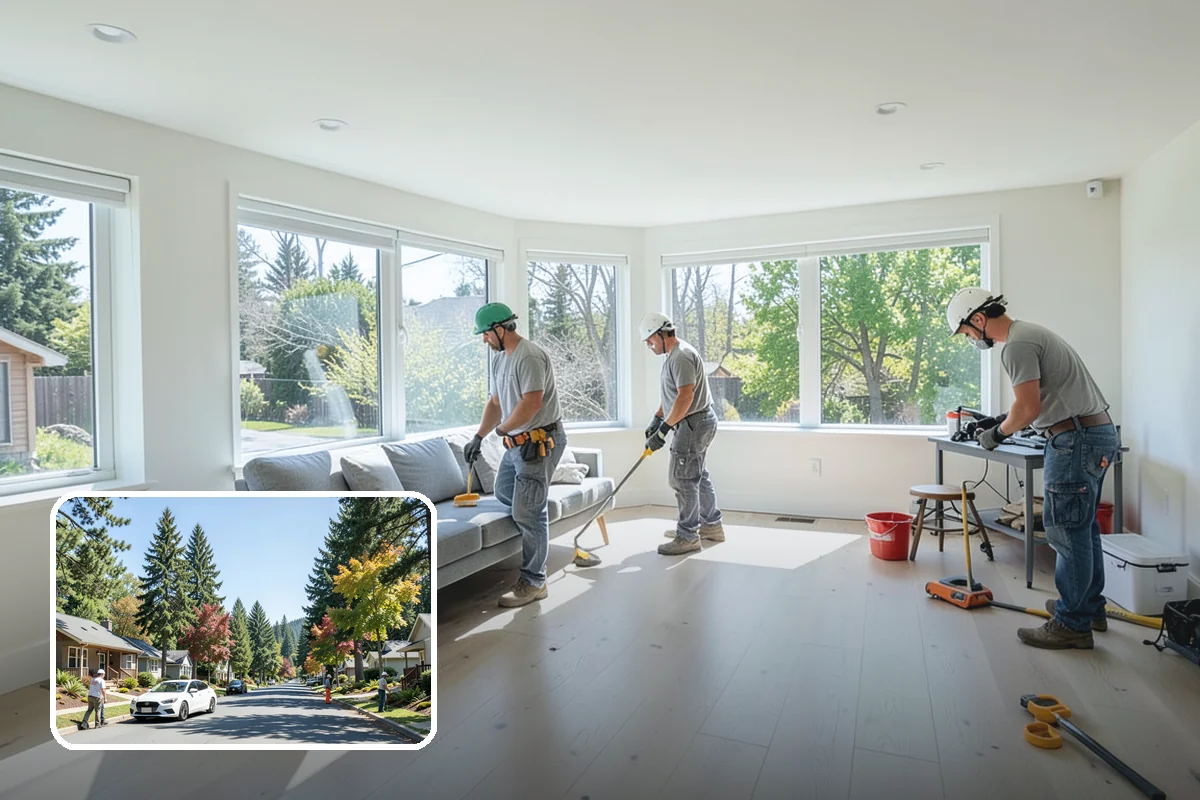 Engineered Hardwood Installation in Orting, Pierce County, WA - Dimensionally stable in humid and variable climates