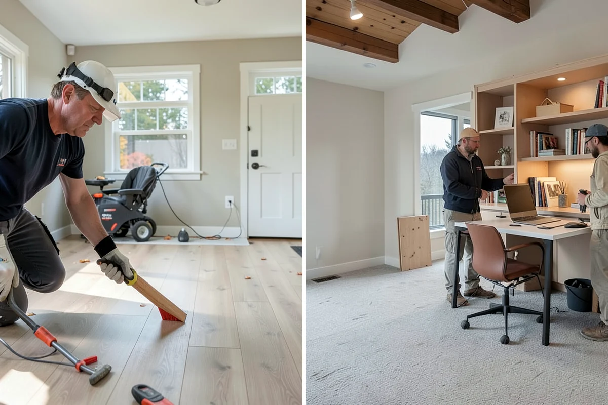 Engineered Hardwood Installation in Sedro-Woolley, Skagit County, WA - Evaluate subfloor type and select install method