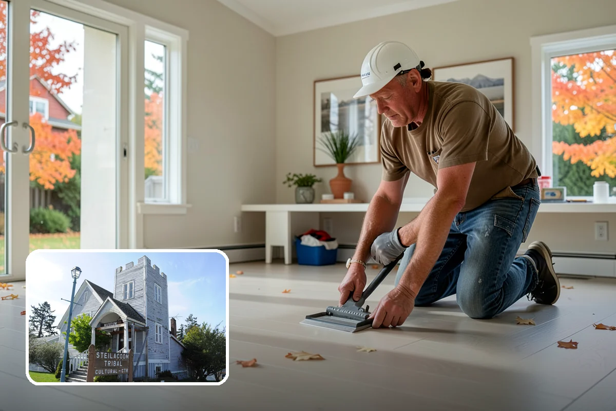 Engineered Hardwood Installation in Steilacoom, Pierce County, WA - Dimensionally stable in humid and variable climates