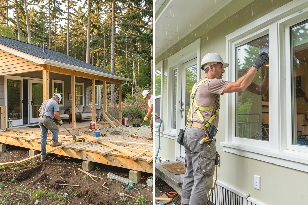Engineered Hardwood Installation in Steilacoom, Pierce County, WA - Evaluate subfloor type and select install method