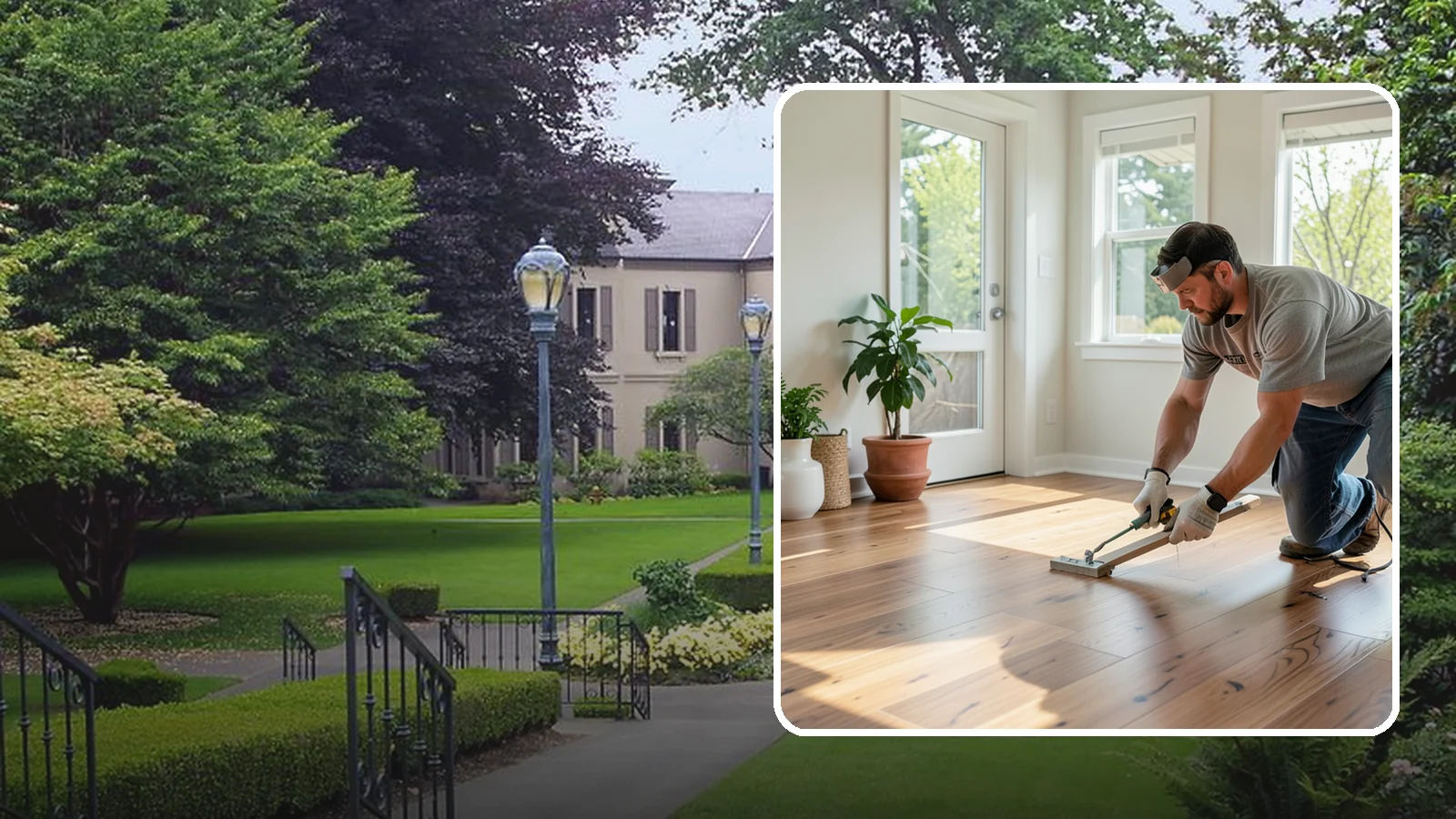 Engineered Hardwood Installation in Woodinville, King County, WA - Engineered hardwood installation that delivers real wood beauty with better resistance to Puget Sound moisture swings.