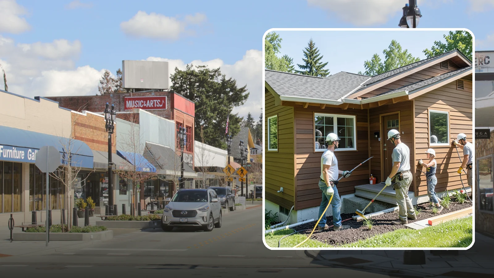 Engineered Wood Siding Installation in Bothell, King County, WA - We install engineered wood siding that delivers the warmth of real wood with enhanced resistance to Northwest moisture.