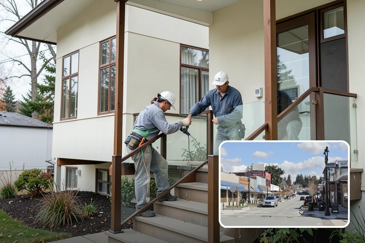 Engineered Wood Siding Installation in Bothell, King County, WA - Real wood grain texture at a lower cost than cedar