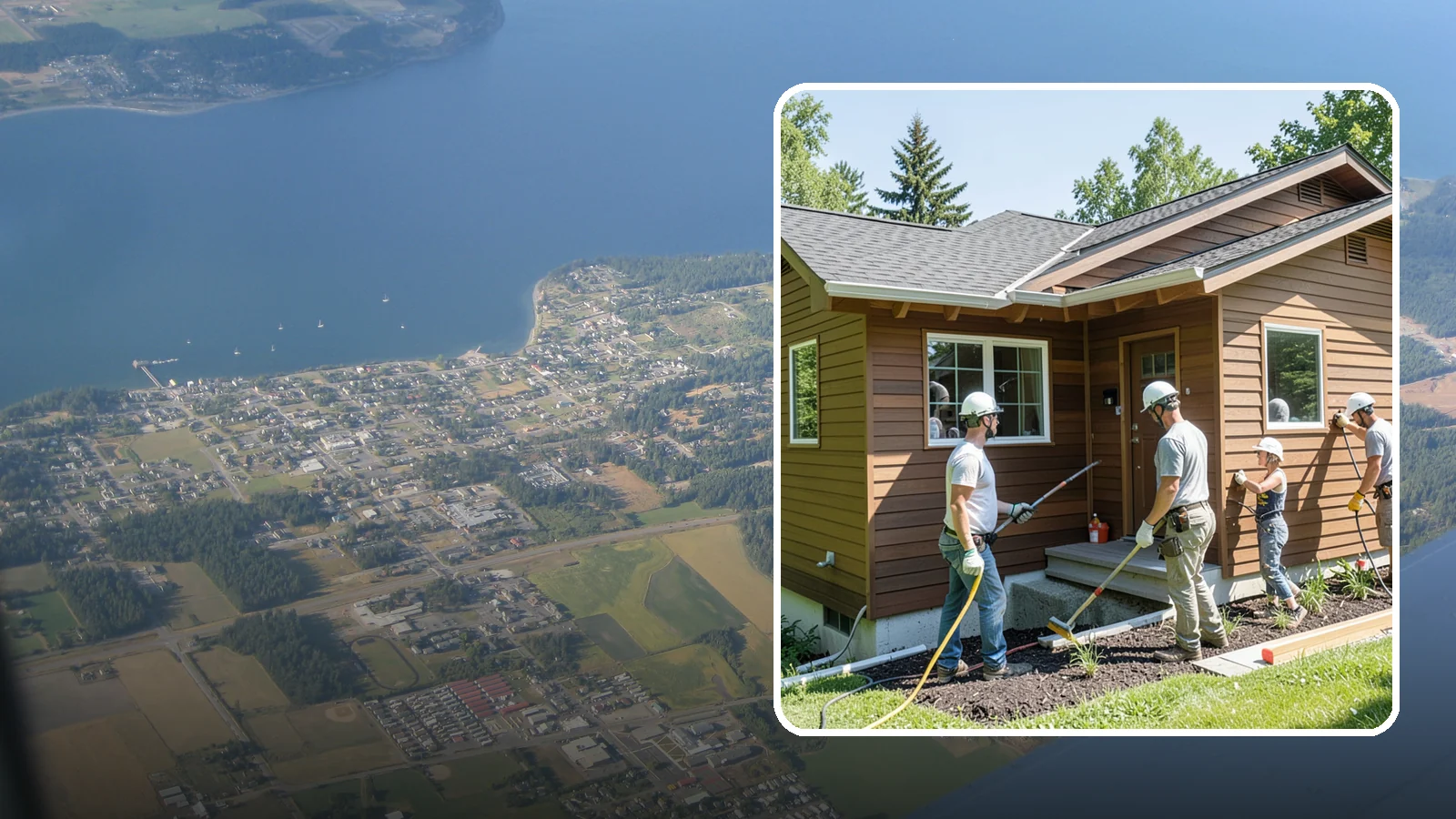 Engineered Wood Siding Installation in Coupeville, Island County, WA - We install engineered wood siding that delivers the warmth of real wood with enhanced resistance to Northwest moisture.
