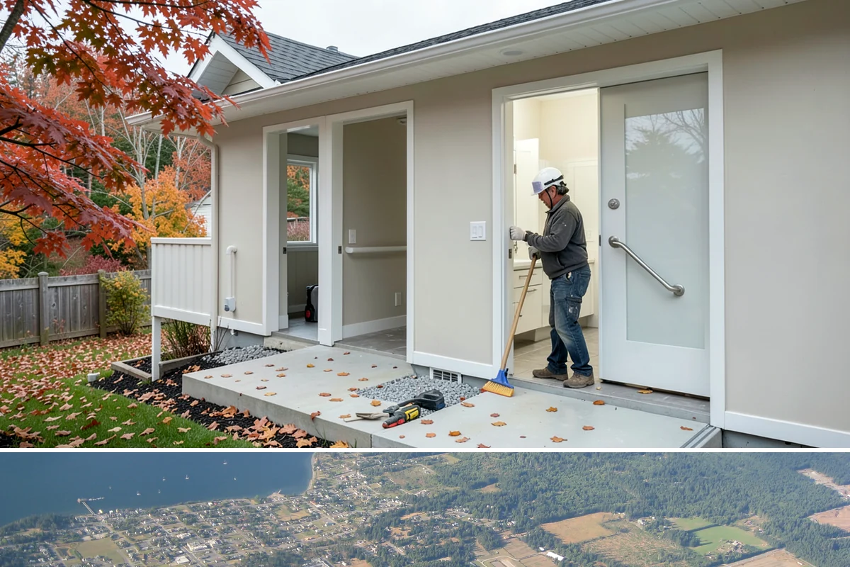 Engineered Wood Siding Installation in Coupeville, Island County, WA - Drier months help field-cut edges seal and paint before rain arrives, though installation continues year-round with care.