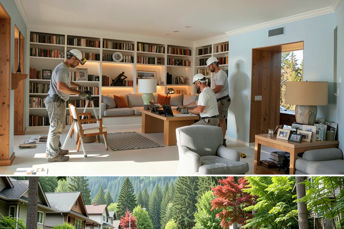 Engineered Wood Siding Installation in Darrington, Snohomish County, WA - Drier months help field-cut edges seal and paint before rain arrives, though installation continues year-round with care.