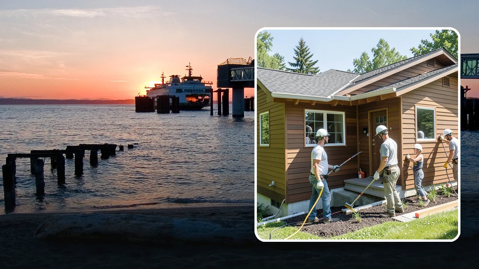 Engineered Wood Siding Installation in Edmonds, Snohomish County, WA - We install engineered wood siding that delivers the warmth of real wood with enhanced resistance to Northwest moisture.