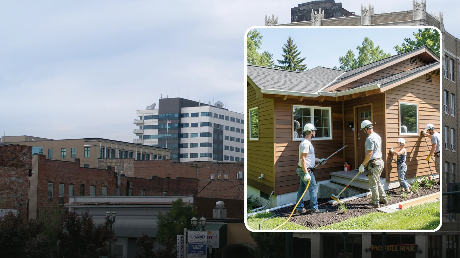 Engineered Wood Siding Installation in Everett, Snohomish County, WA - We install engineered wood siding that delivers the warmth of real wood with enhanced resistance to Northwest moisture.