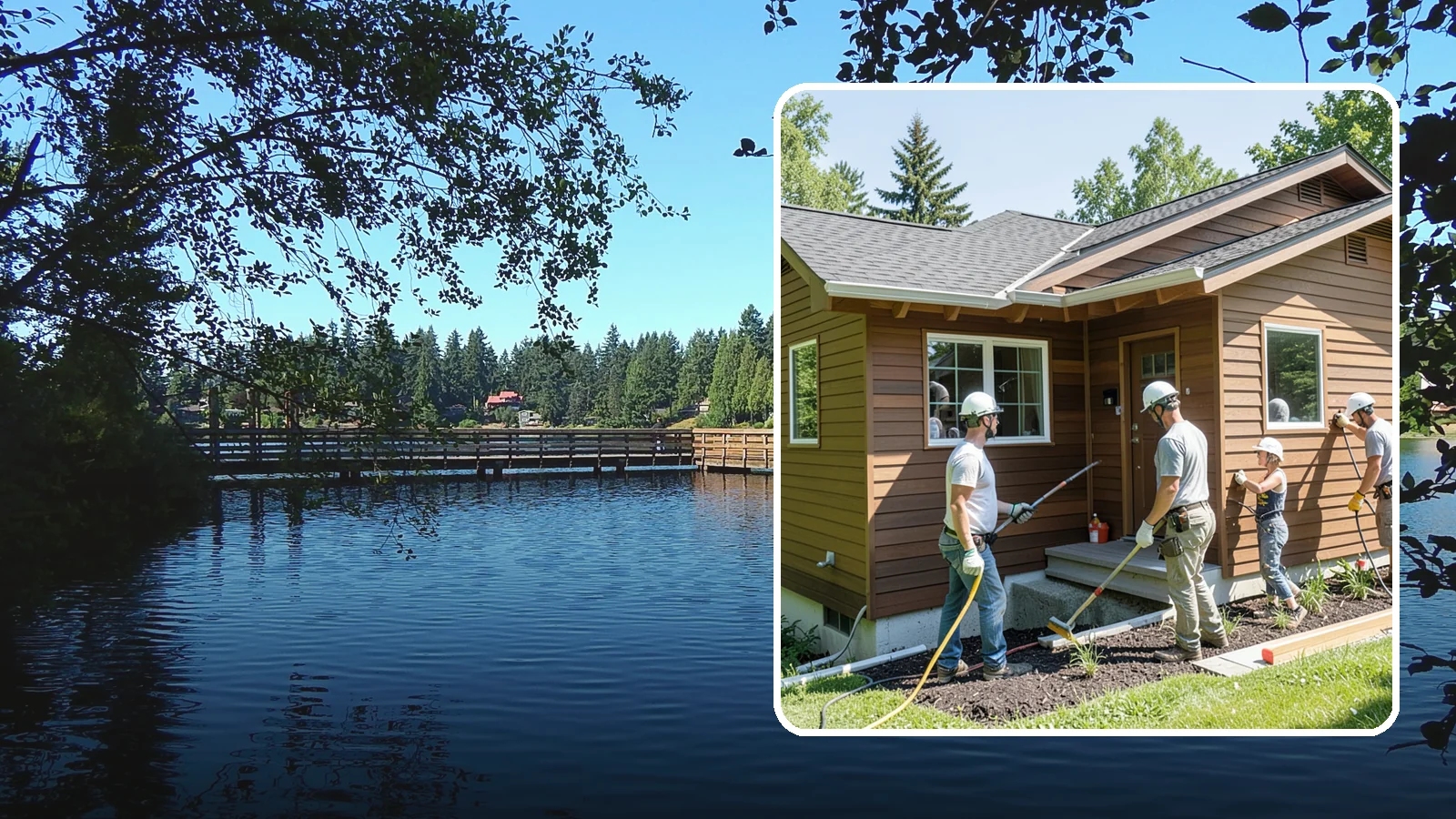 Engineered Wood Siding Installation in Federal Way, King County, WA - We install engineered wood siding that delivers the warmth of real wood with enhanced resistance to Northwest moisture.