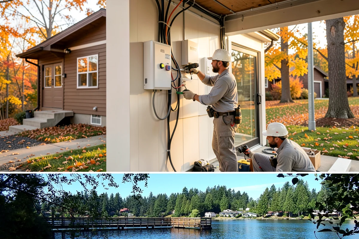 Engineered Wood Siding Installation in Federal Way, King County, WA - Drier months help field-cut edges seal and paint before rain arrives, though installation continues year-round with care.