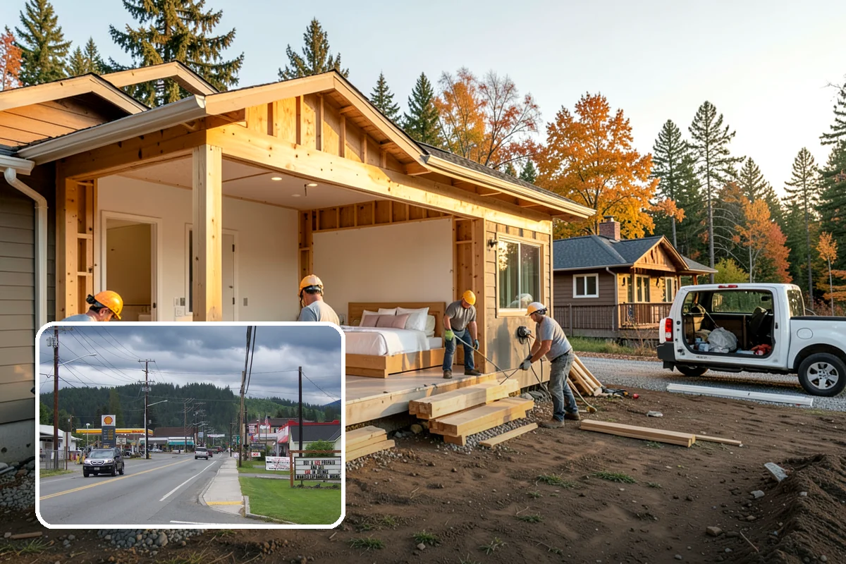 Engineered Wood Siding Installation in Granite Falls, Snohomish County, WA - Real wood grain texture at a lower cost than cedar