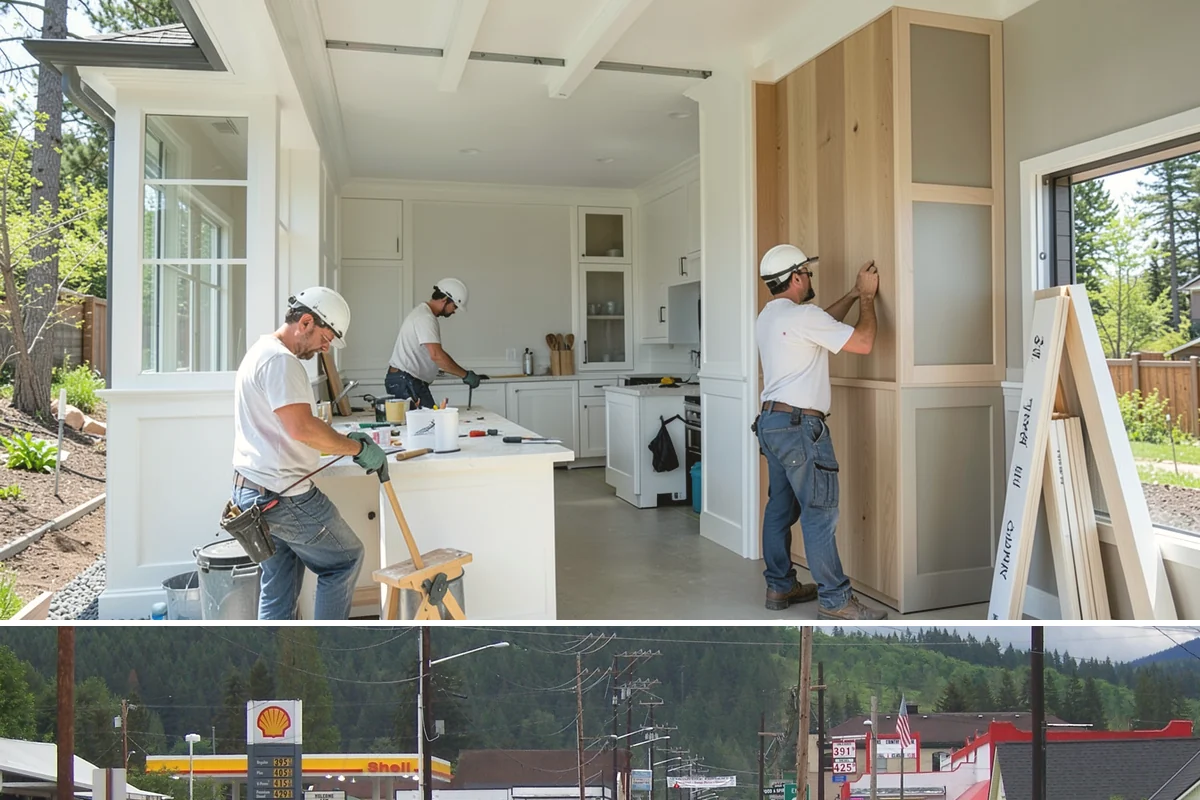 Engineered Wood Siding Installation in Granite Falls, Snohomish County, WA - Drier months help field-cut edges seal and paint before rain arrives, though installation continues year-round with care.