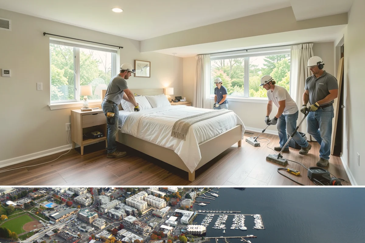 Engineered Wood Siding Installation in Kirkland, King County, WA - Drier months help field-cut edges seal and paint before rain arrives, though installation continues year-round with care.