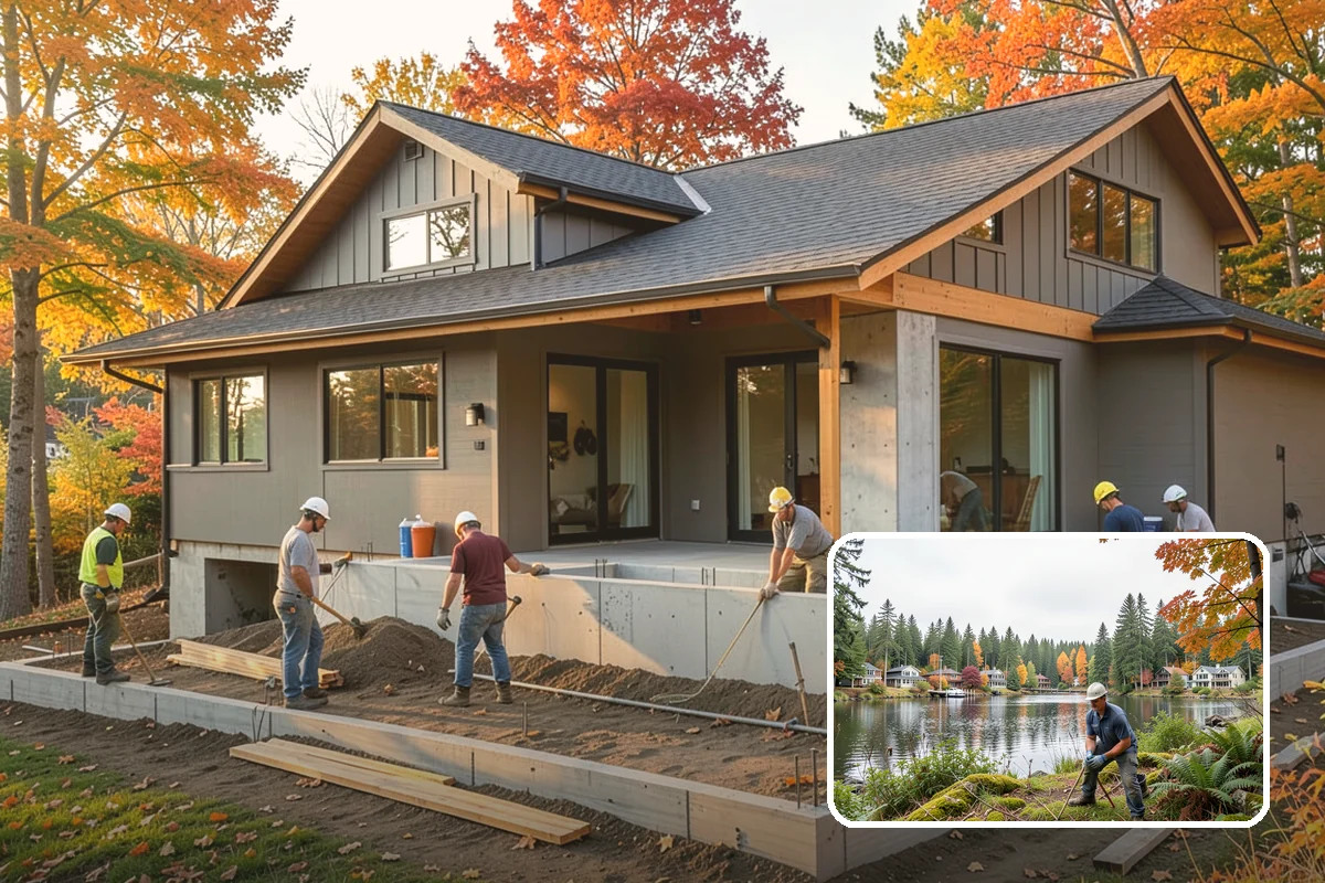 Engineered Wood Siding Installation in La Conner, Skagit County, WA - Real wood grain texture at a lower cost than cedar
