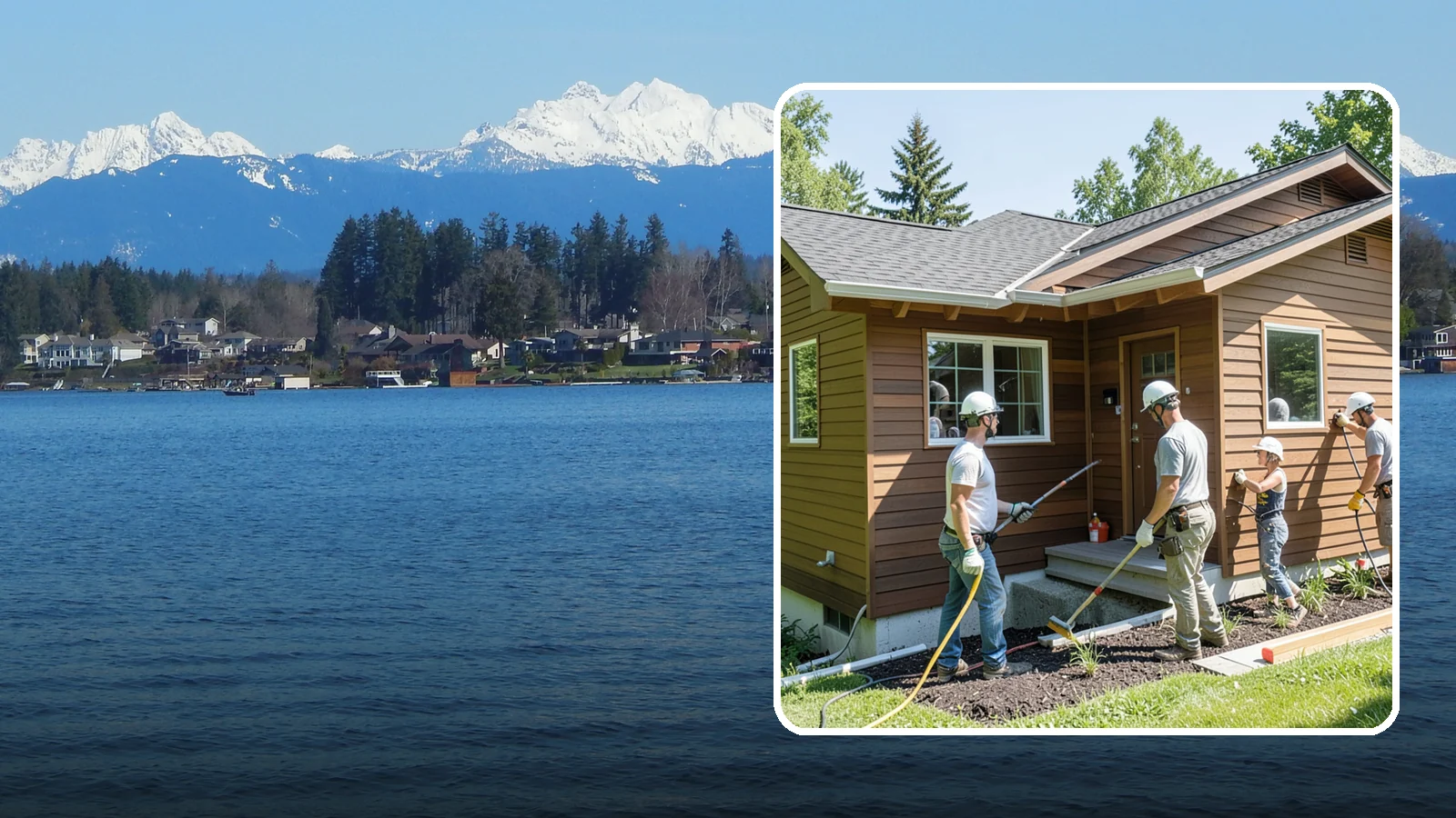Engineered Wood Siding Installation in Lake Stevens, Snohomish County, WA - We install engineered wood siding that delivers the warmth of real wood with enhanced resistance to Northwest moisture.