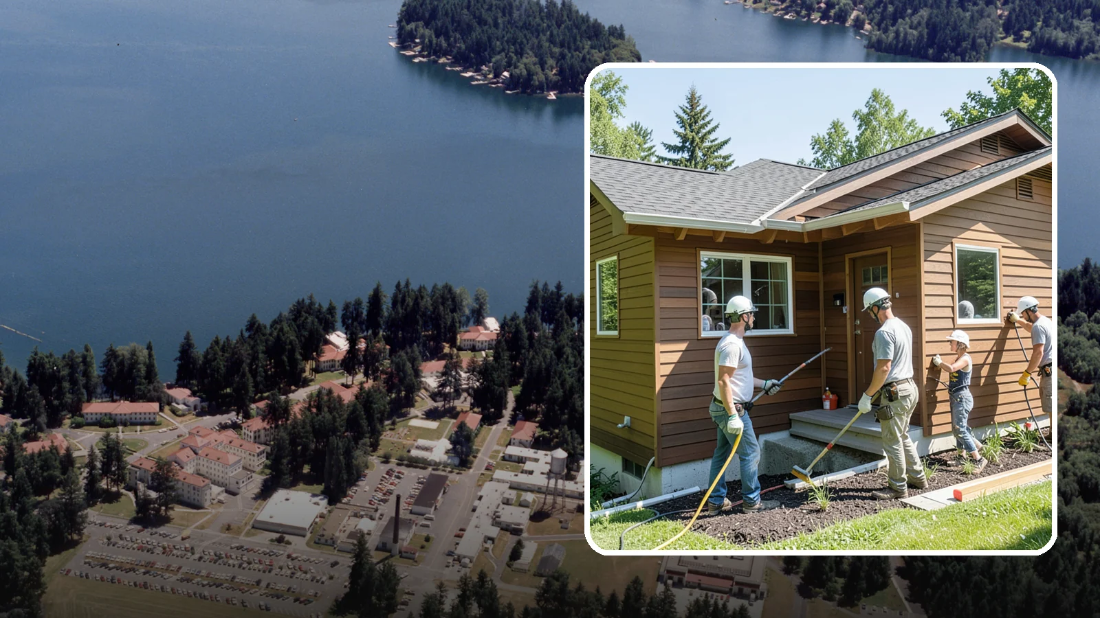 Engineered Wood Siding Installation in Lakewood, Pierce County, WA - We install engineered wood siding that delivers the warmth of real wood with enhanced resistance to Northwest moisture.
