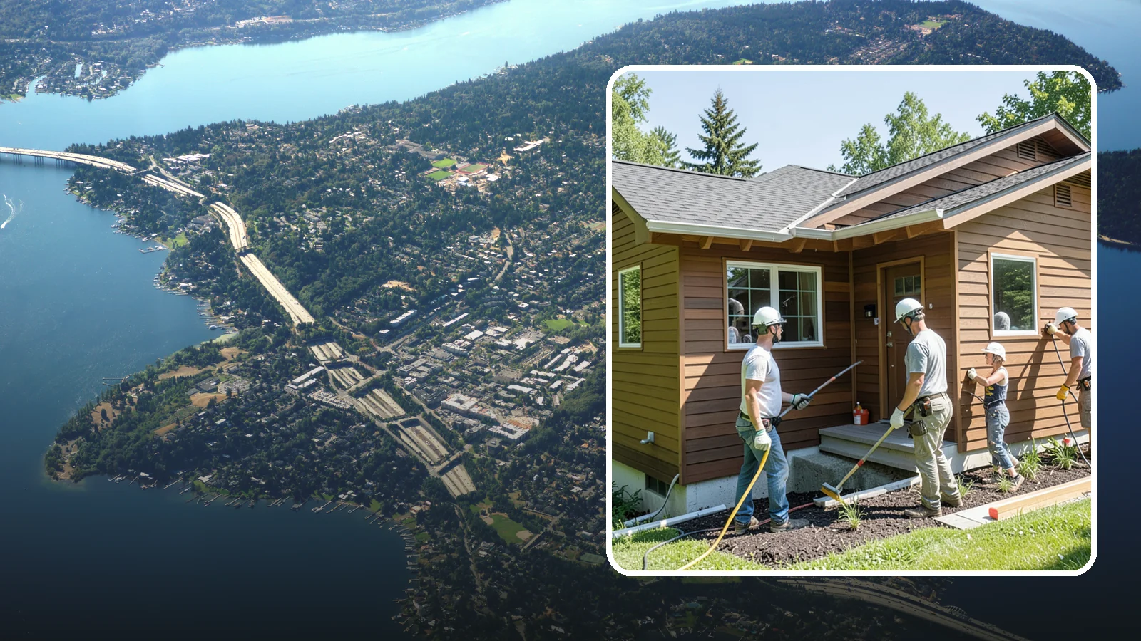 Engineered Wood Siding Installation in Mercer Island, King County, WA - We install engineered wood siding that delivers the warmth of real wood with enhanced resistance to Northwest moisture.