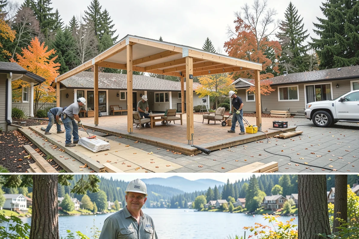 Engineered Wood Siding Installation in Milton, King County, WA - Drier months help field-cut edges seal and paint before rain arrives, though installation continues year-round with care.
