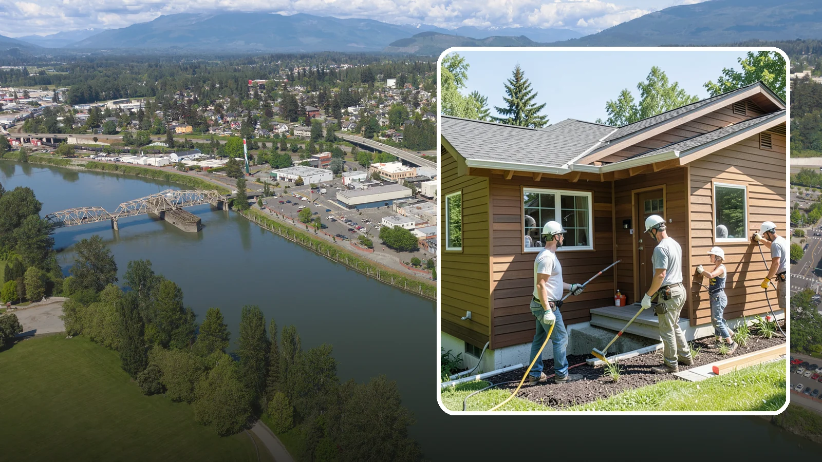 Engineered Wood Siding Installation in Mount Vernon, Skagit County, WA - We install engineered wood siding that delivers the warmth of real wood with enhanced resistance to Northwest moisture.