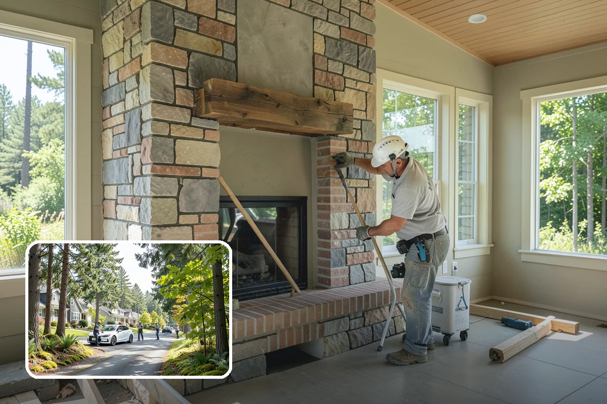 Engineered Wood Siding Installation in Normandy Park, King County, WA - Real wood grain texture at a lower cost than cedar