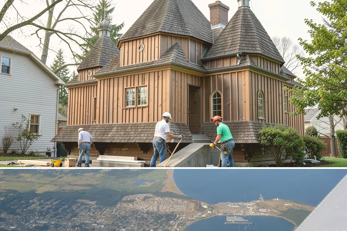 Engineered Wood Siding Installation in Oak Harbor, Island County, WA - Drier months help field-cut edges seal and paint before rain arrives, though installation continues year-round with care.