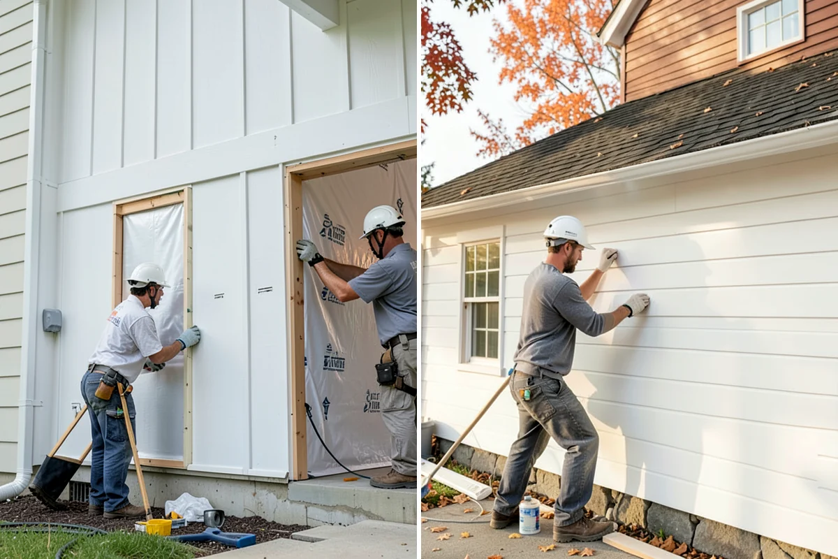 Engineered Wood Siding Installation in Puyallup, Pierce County, WA - Pick profile, texture, and finish for the engineered boards