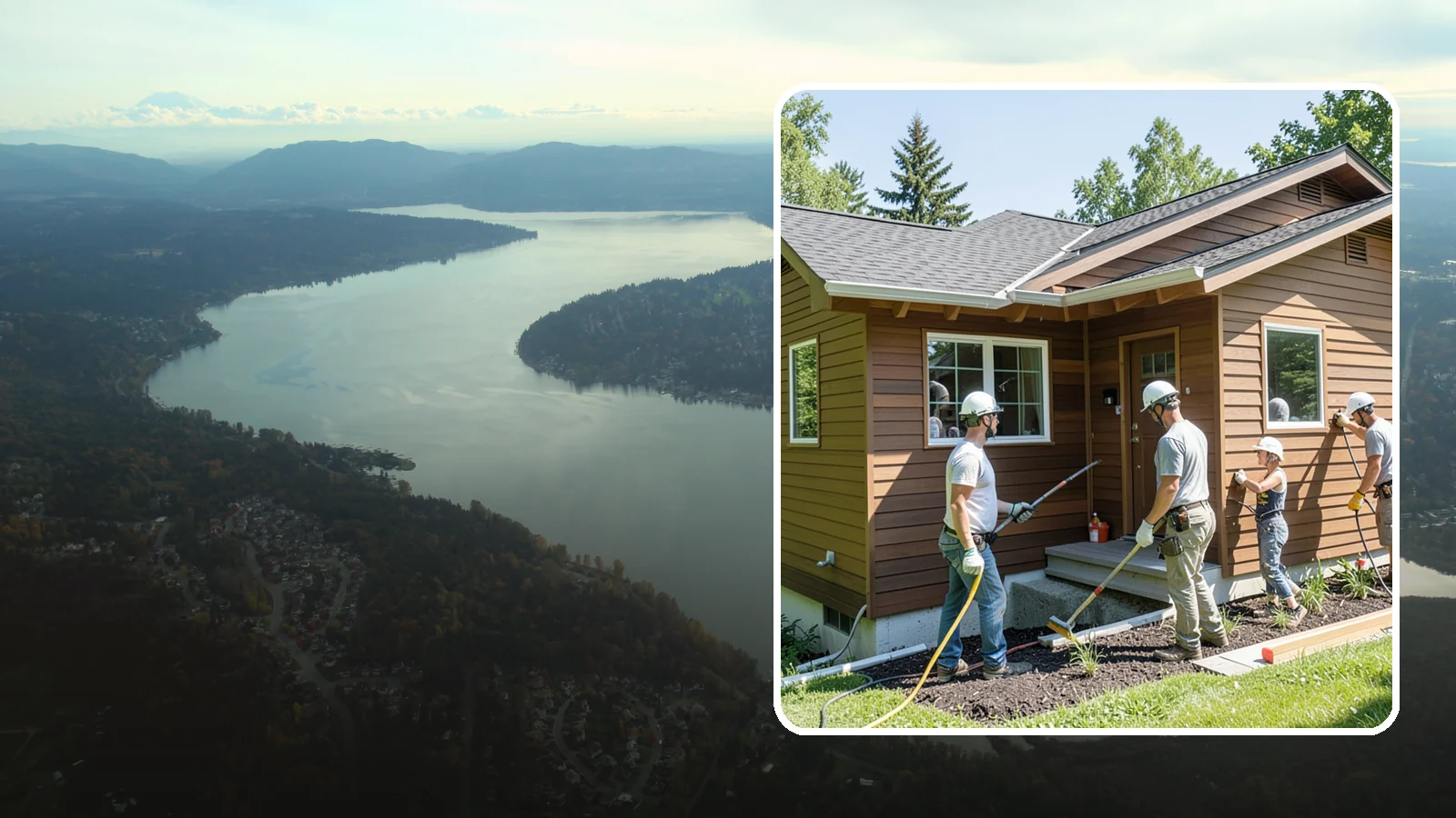 Engineered Wood Siding Installation in Sammamish, King County, WA - We install engineered wood siding that delivers the warmth of real wood with enhanced resistance to Northwest moisture.