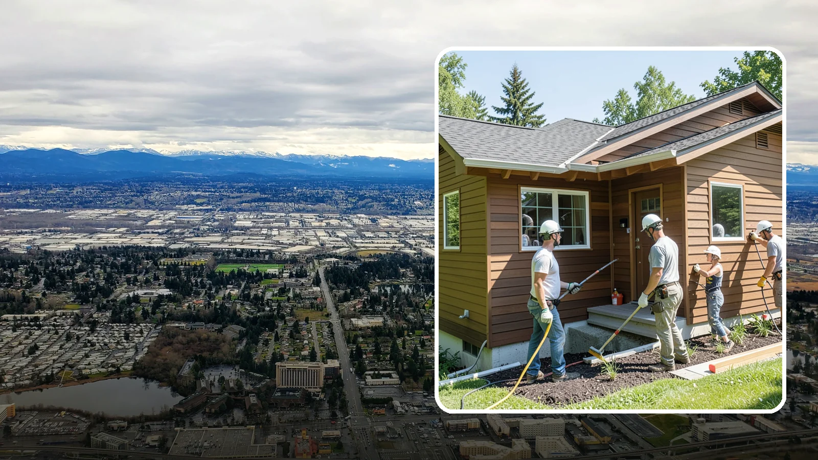 Engineered Wood Siding Installation in SeaTac, King County, WA - We install engineered wood siding that delivers the warmth of real wood with enhanced resistance to Northwest moisture.